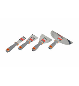STAINLESS STEEL DRYWALL FLEX PUTTY KNIFE 100mm/ BLACK LINE