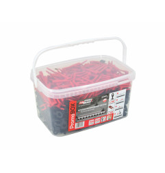 TILE LEVELING SYSTEM CLIPS & WEDGES PB 1.0mm (7-15mm) 700+200pcs