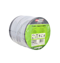 STEEL CORE ROUND TRIMMER LINE 2.4x100m