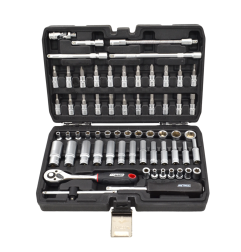 ZESTAW KLUCZY 63el. 1/4" BLACK LINE
