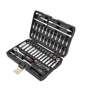 ZESTAW KLUCZY 63el. 1/4" BLACK LINE