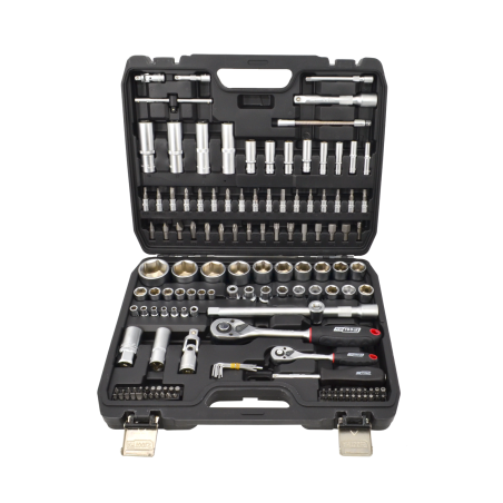 ZESTAW KLUCZY 144el. 1/2" / 1/4" BLACK LINE