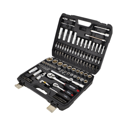 ZESTAW KLUCZY 144el. 1/2" / 1/4" BLACK LINE