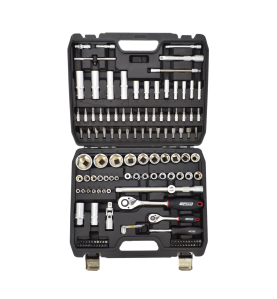 ZESTAW KLUCZY 144el. 1/2" / 1/4" BLACK LINE