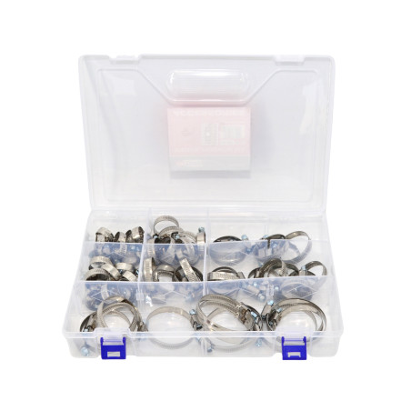 HOSE CLAMP SET W2 /8-60mm/ 60pcs