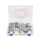 HOSE CLAMP SET W2 /8-60mm/ 60pcs