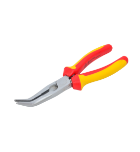 VDE-INSULATED LONG NOSE BENT PLIERS 200mm
