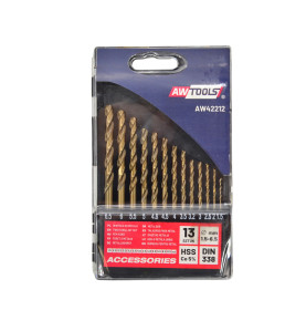 HSS-Co TWIST DRILL BIT SET 13pcs/1.5-6.5mm/