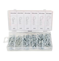 R-SHAPED COTTER PIN ASSORTMENT SET 150pcs