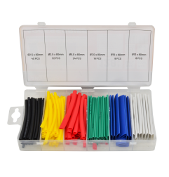 HEAT SHRINK SLEEVE ASSORTMENT SET 128pcs
