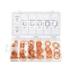 FILLED COPPER WASHER ASSORTMENT SET 95pcs