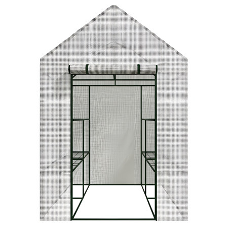 SZKLARNIA OGRODOWA BIAŁA 143x143x195cm