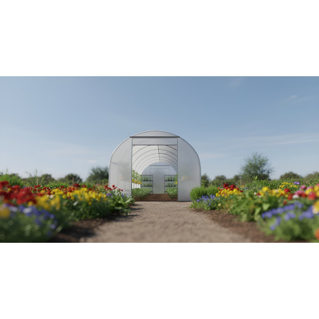 8-WINDOW PE GREENHOUSE TUNNEL 3x4,5x2m