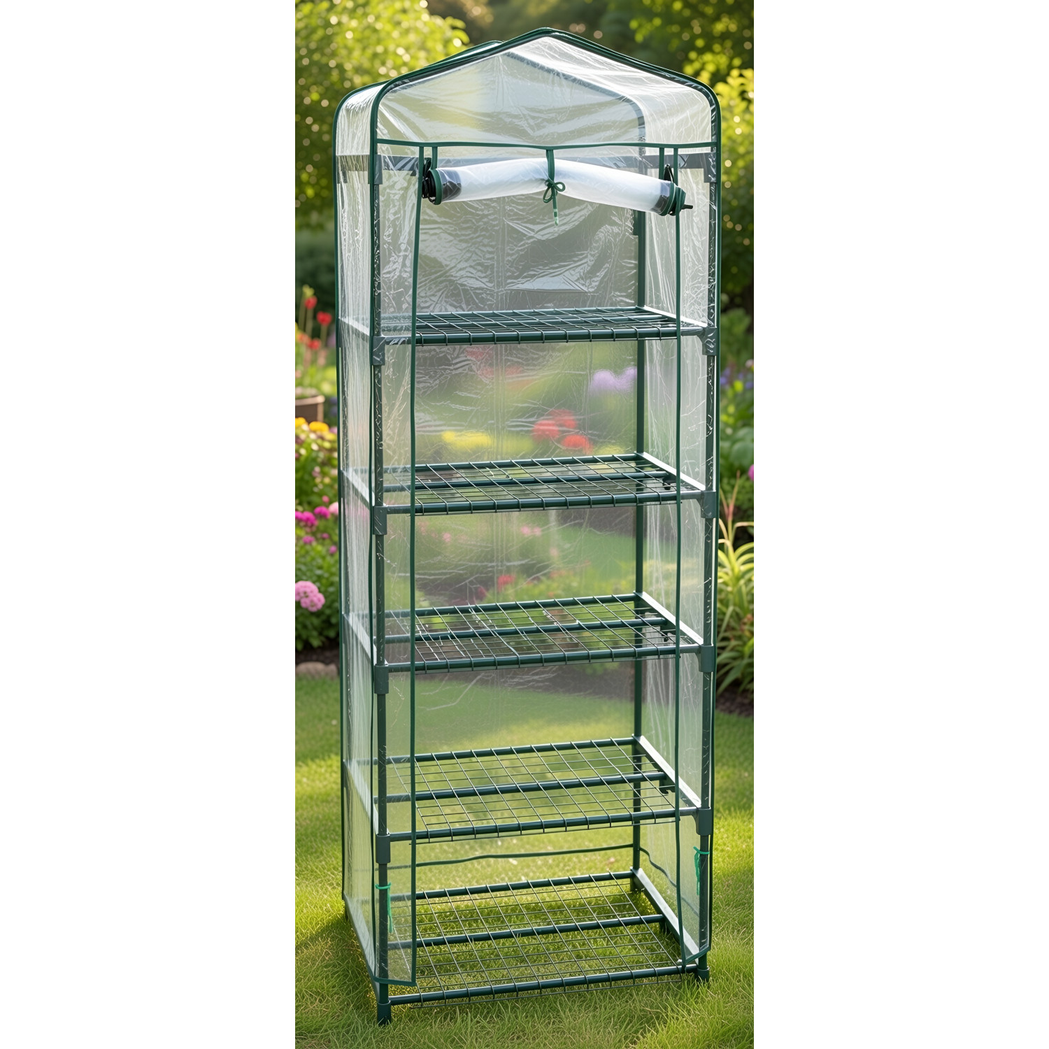 5-TIER PVC GREENHOUSE 69x49x192cm