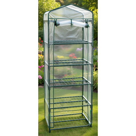 5-TIER PVC GREENHOUSE 69x49x192cm