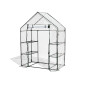 2-TIER 4 SHLEVES PVC GREENHOUSE 140x71x195cm