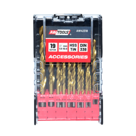 WIERTŁO METAL TYTAN KPL19szt. /1-10,0mm/