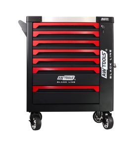 7-DRAWER ROLLING TOOL CHEST CABINET 300kg BLACK LINE