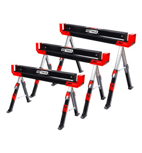 ADJUSTABLE FOLDING SAW HORSE STAND 62-82cm 600kg