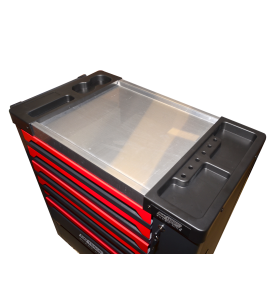 7-DRAWER ROLLING TOOL CHEST CABINET 300kg BLACK LINE