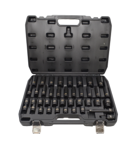 ZESTAW NASADEK UDAROWYCH 1/2" 40cz. KRÓTKIE I DŁUGIE BLACK LINE