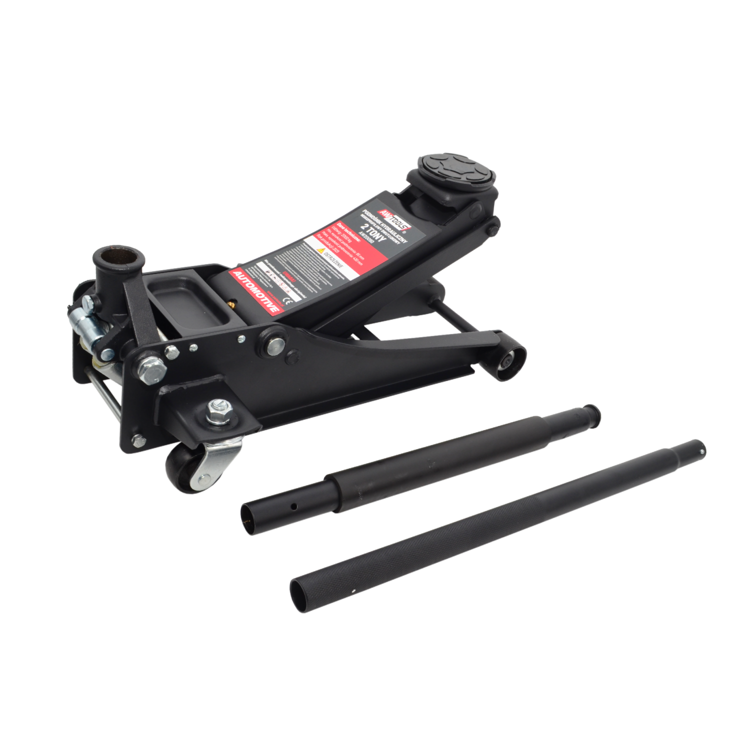 LOW-PROFILE HYDRAULIC FLOOR JACK 2T 85-430mm/ DOUBLE PISTON
