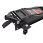 LOW-PROFILE HYDRAULIC FLOOR JACK 2.5T 135-500mm / DUAL PISTON + FOOT PEDAL + D-GRIP