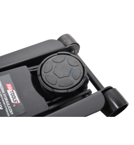 LOW-PROFILE HYDRAULIC FLOOR JACK 2.5T 135-500mm / DUAL PISTON + FOOT PEDAL + D-GRIP