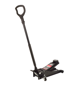 LOW-PROFILE HYDRAULIC FLOOR JACK 2.5T 135-500mm / DUAL PISTON + FOOT PEDAL + D-GRIP