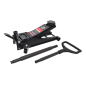 LOW-PROFILE HYDRAULIC FLOOR JACK 2.5T 135-500mm / DUAL PISTON + FOOT PEDAL + D-GRIP