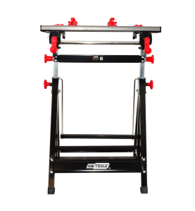 ADJUSTABLE FOLDING WORKBENCH w/ TILTING WORKTOP 100kg