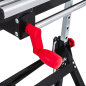 ADJUSTABLE FOLDING WORKBENCH w/ TILTING WORKTOP 100kg