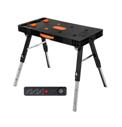 5in1 MULTI-FUNCTION FOLDING WORKBENCH w/ POWER STRIP