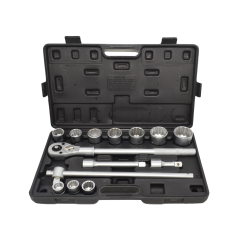 3/4" 12PT SOCKET & RATCHET WRENCH SET 22-50mm 14pcs