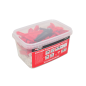 TILE LEVELLING SYSTEM CLIPS (GATES) & WEDGES 1.0mm (5-15mm) 150+50pcs w/ ADJUSTABLE PLIERS