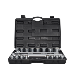 3/4" 12PT SOCKET & RATCHET WRENCH SET 19-50mm 21pcs