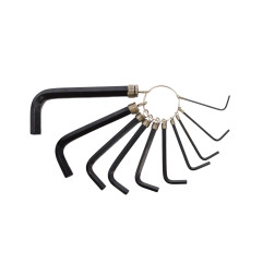 HEX ALLEN KEY SET/ 1.5-10.0mm/ 10pcs RING