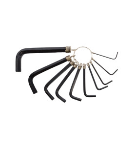 HEX ALLEN KEY SET/ 1.5-10.0mm/ 10pcs RING