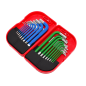 HEX/ TORX ALLEN KEY SET/ 1.5-10.0mm/ 18pcs MULTI-COLOUR