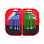HEX/ TORX ALLEN KEY SET/ 1.5-10.0mm/ 18pcs MULTI-COLOUR