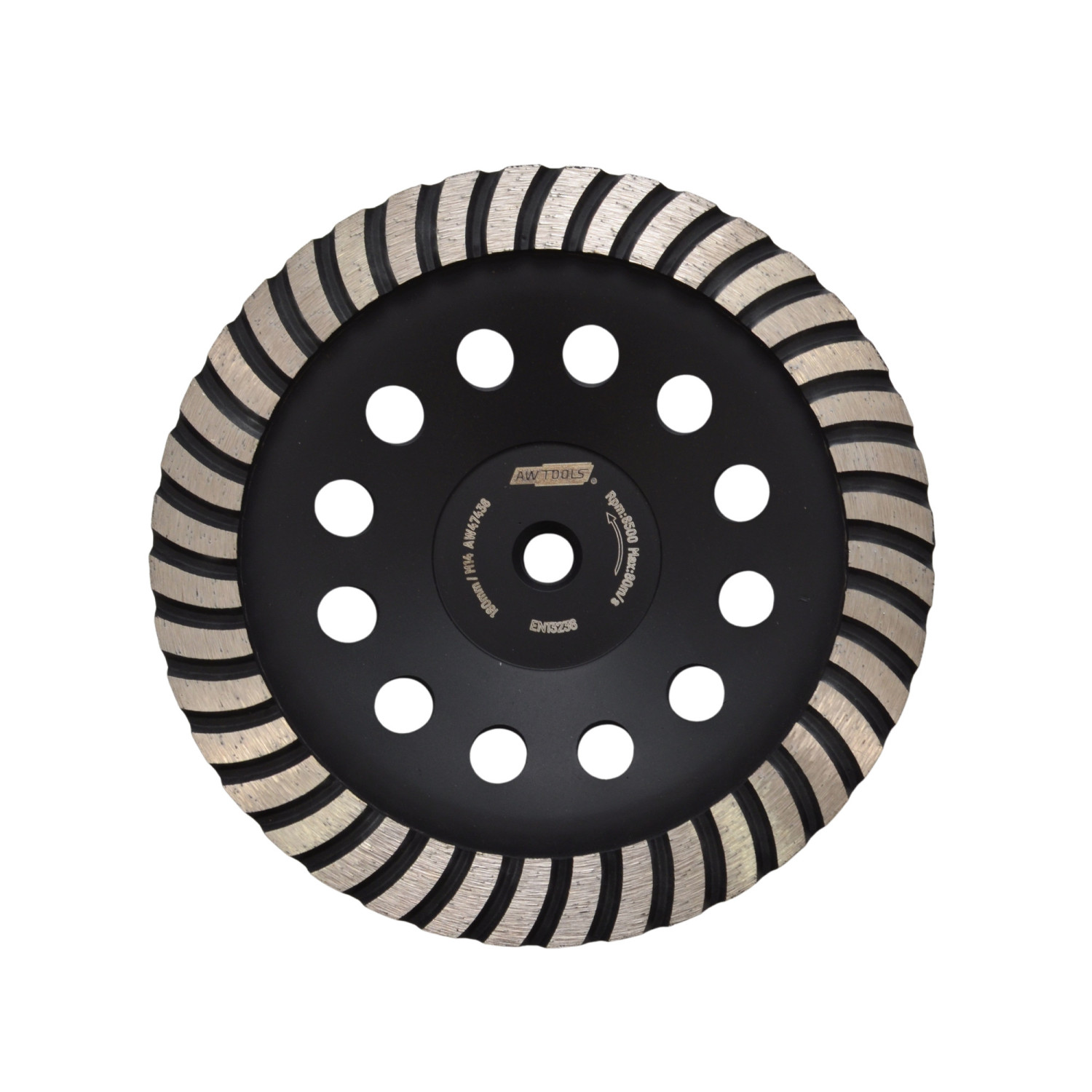 TURBO DIAMOND GRINDING CUP WHEEL M14 / 180mm