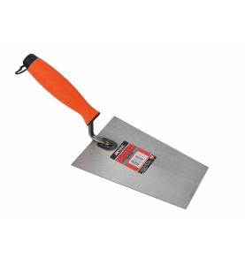 TRAPEZOID TROWEL 180mm/ RUBBER HANDLE