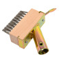 STEEL WIRE BRUSH HEAD w/ SCRAPER