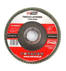 ALUMINIUM OXIDE FLAP DISC 125mm P60