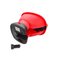 BATTERY-POWERED HANDHELD LAWN SPREADER 2.7L 4xAA