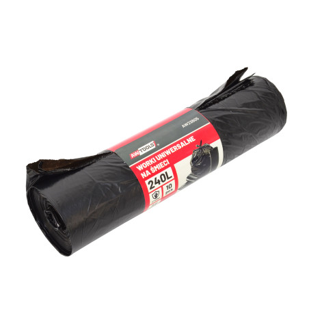 UNIVERSAL WASTE BAGS 240L 35µ 10pcs