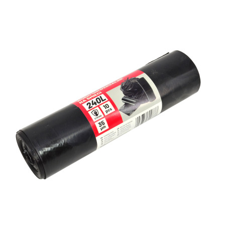 UNIVERSAL WASTE BAGS 240L 35µ 10pcs