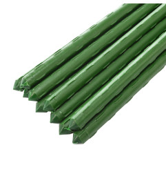 STEEL PLANT SUPPORT STAKE SET 16mmx210cm/ 10pcs