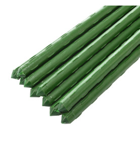 STEEL PLANT SUPPORT STAKE SET 20mmx240cm/ 10pcs
