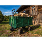 WÓZEK OGRODOWY/ TRANSPORTOWY Z POKROWCEM 300kg